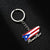 Casual Ethnic Style National Flag 201 Stainless Steel Enamel 18K Gold Plated Bag Pendant Keychain