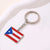 Casual Ethnic Style National Flag 201 Stainless Steel Enamel 18K Gold Plated Bag Pendant Keychain