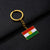 Casual Ethnic Style National Flag 201 Stainless Steel Enamel 18K Gold Plated Bag Pendant Keychain