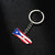 Casual Ethnic Style National Flag 201 Stainless Steel Enamel 18K Gold Plated Bag Pendant Keychain