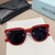 Casual Fashion Pc Oval Frame Full Frame Women's Sunglasses