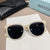 Casual Fashion Pc Oval Frame Full Frame Women's Sunglasses