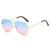 Casual Fashion Sports Pc Round Frame Full Frame Women's Sunglasses