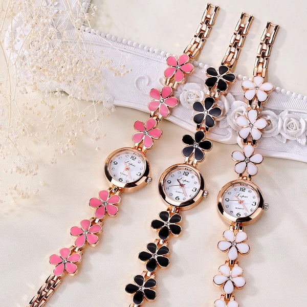 Casual Flower Quartz Women's Watches