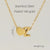 Casual French Style Letter Heart Shape Stainless Steel Plating 18k Gold Plated Pendant Necklace