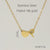 Casual French Style Letter Heart Shape Stainless Steel Plating 18k Gold Plated Pendant Necklace