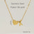 Casual French Style Letter Heart Shape Stainless Steel Plating 18k Gold Plated Pendant Necklace