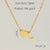 Casual French Style Letter Heart Shape Stainless Steel Plating 18k Gold Plated Pendant Necklace