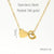 Casual French Style Letter Heart Shape Stainless Steel Plating 18k Gold Plated Pendant Necklace