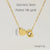 Casual French Style Letter Heart Shape Stainless Steel Plating 18k Gold Plated Pendant Necklace