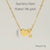 Casual French Style Letter Heart Shape Stainless Steel Plating 18k Gold Plated Pendant Necklace