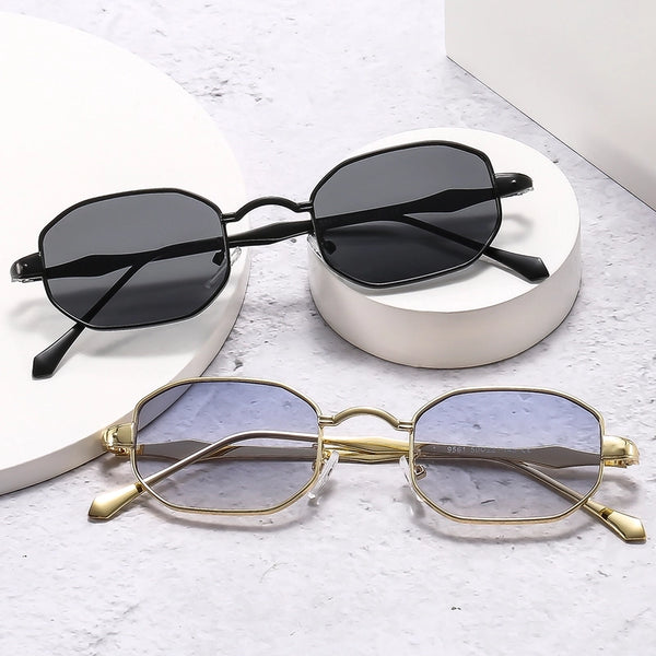 Casual Geometric Ac Oval Frame Full Frame Glasses