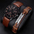 Casual Geometric Buckle Quartz Men's Watches