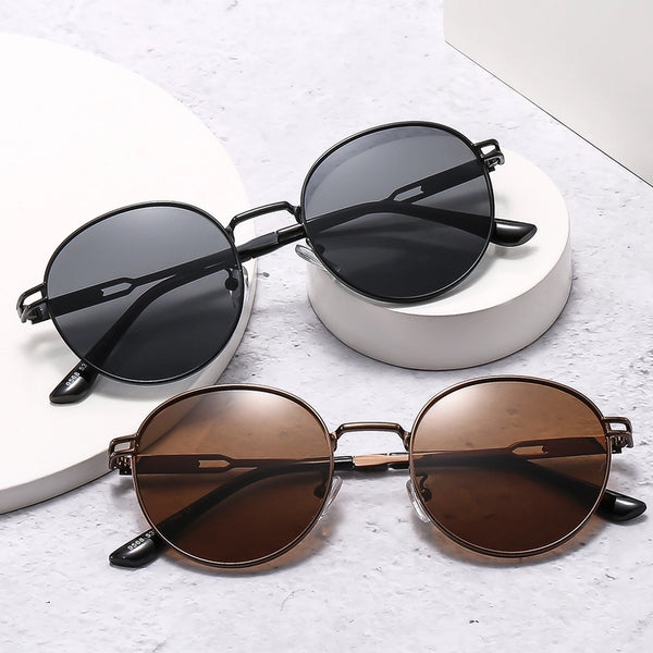 Casual Geometric Pc Round Frame Full Frame Glasses