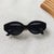 Casual Hawaiian Vacation Solid Color Pc Resin Oval Frame Full Frame Women's Sunglasses