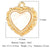 Casual Heart Shape Butterfly Zircon Copper Wholesale Jewelry Accessories