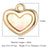 Casual Heart Shape Butterfly Zircon Copper Wholesale Jewelry Accessories