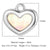 Casual Heart Shape Butterfly Zircon Copper Wholesale Jewelry Accessories