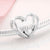 Casual Heart Shape Zircon Sterling Silver Wholesale Jewelry Accessories