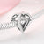 Casual Heart Shape Zircon Sterling Silver Wholesale Jewelry Accessories