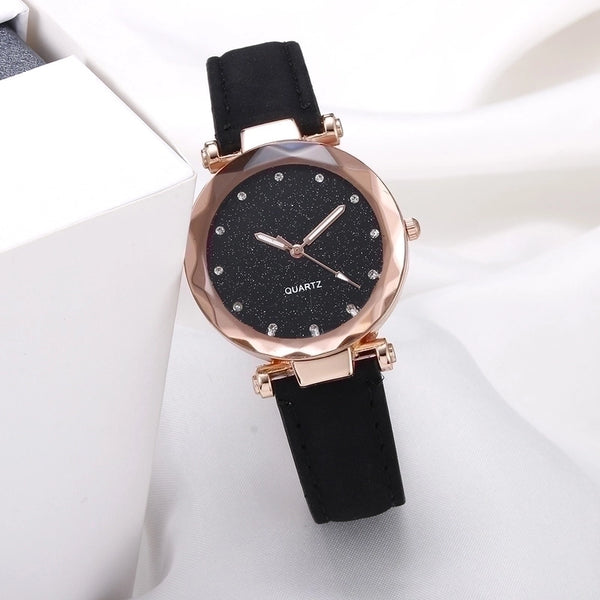 Casual Letter Buckle Quartz Women's Watches