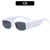 Casual Letter Color Block Ac Square Full Frame Kids Sunglasses