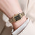 Casual Letter Horseshoe Buckle Quartz Women's Watches