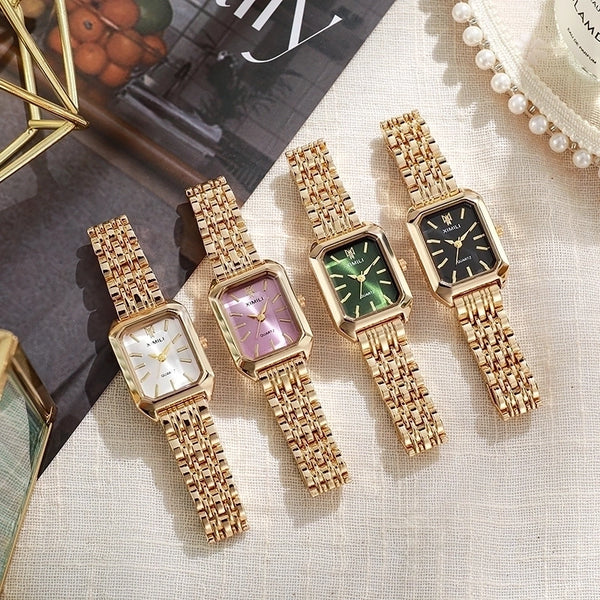 Casual Letter Horseshoe Buckle Quartz Women's Watches