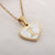 Casual Letter Stainless Steel Plating Inlay Shell Gold Plated Pendant Necklace