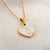 Casual Letter Stainless Steel Plating Inlay Shell Gold Plated Pendant Necklace