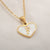 Casual Letter Stainless Steel Plating Inlay Shell Gold Plated Pendant Necklace