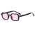 Casual Modern Style Leopard Ac Square Full Frame Women's Sunglasses