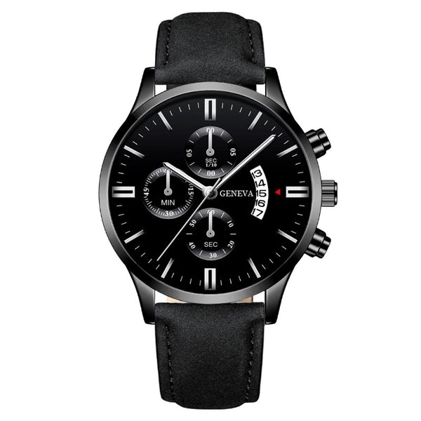 Casual Number Buckle Quartz Men's Watches