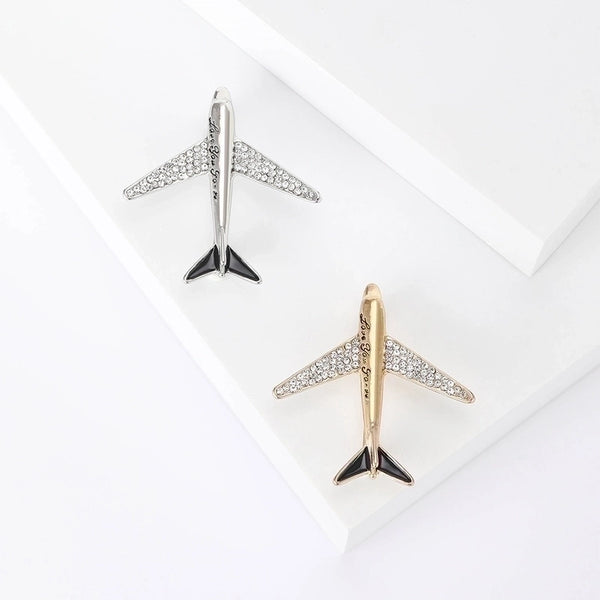 Casual Pin Alloy Inlay Artificial Crystal Women's Brooches