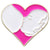 Casual Pin Heart Shape Alloy Plating Unisex Brooches