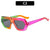 Casual Rainbow Ac Square Full Frame Women's Sunglasses