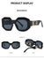 Casual Retro Color Block Ac Polygon Full Frame Glasses