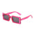 Casual Retro Fashion Ac Square Full Frame Women's Sunglasses