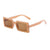 Casual Retro Fashion Ac Square Full Frame Women's Sunglasses