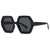 Casual Retro Geometric Pc Polygon Full Frame Women's Sunglasses