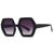 Casual Retro Geometric Pc Polygon Full Frame Women's Sunglasses