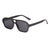 Casual Retro Gradient Color Ac Square Full Frame Women's Sunglasses