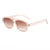 Casual Retro Gradient Color Ac Square Full Frame Women's Sunglasses