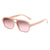 Casual Retro Gradient Color Ac Square Full Frame Women's Sunglasses