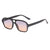 Casual Retro Gradient Color Ac Square Full Frame Women's Sunglasses