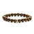 Casual Retro Round Beaded Tiger Eye Bracelets