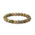 Casual Retro Round Beaded Tiger Eye Bracelets