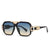 Casual Retro Solid Color Pc Square Full Frame Men's Sunglasses