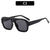 Casual Retro Sports Spot Leopard Pc Square Full Frame Women's Sunglasses