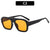 Casual Retro Sports Spot Leopard Pc Square Full Frame Women's Sunglasses